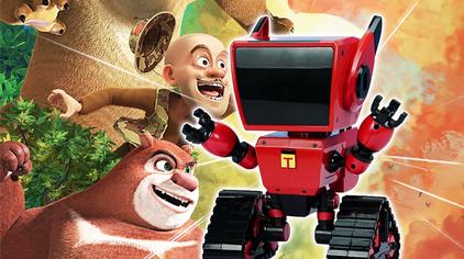 6万次观看·2年前熊出没玩具熊大熊二光头强和coco机器人天天趣玩05