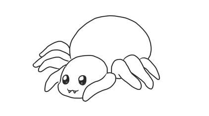 钢铁蜘蛛简笔画 - 西瓜视频