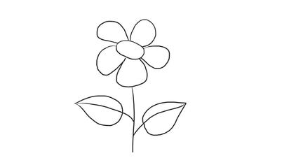 画又漂亮又简单的小花 - 西瓜视频