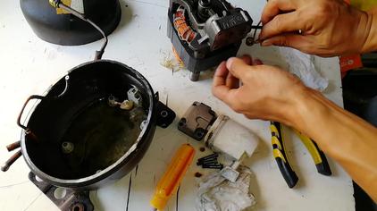 04:21阿兵电器维修压缩机坏了还能修吗,不知内部结构是什么样的,拆开