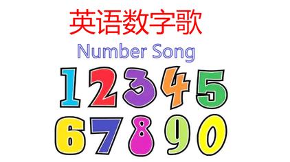 《数字歌》20个英语数字单词!轻松搞定!必听啊!1.