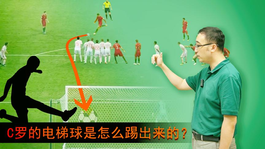 C罗绝技电梯球啥原理？与香蕉、落叶球啥区别？李永乐老师讲世界杯