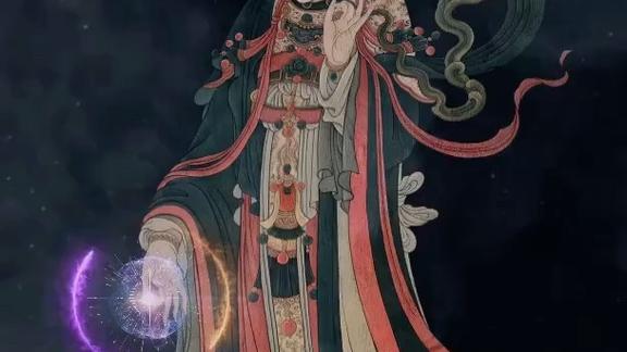 功德天,动态壁画