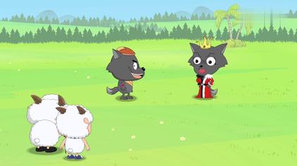 11:50鑫哲爱生活灰太狼狼堡塌了,灰太狼一家住到羊村,和喜洋洋一起